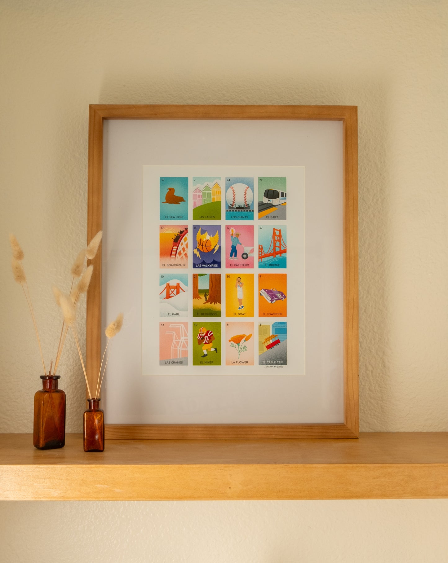 Bay Area Lotería 11 x 14in" Print