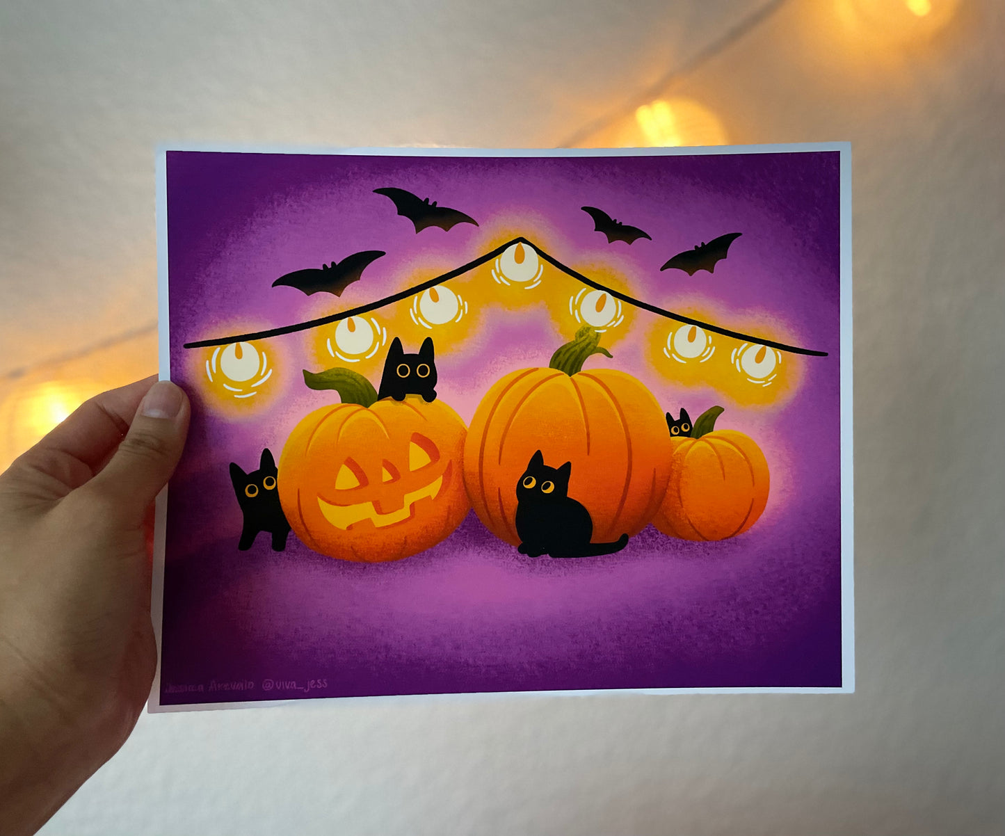 Cute Halloween 8 x 10" Print