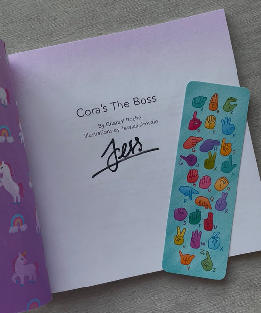 Cora's the Boss – Signed Copy + Free Bookmark ⭐