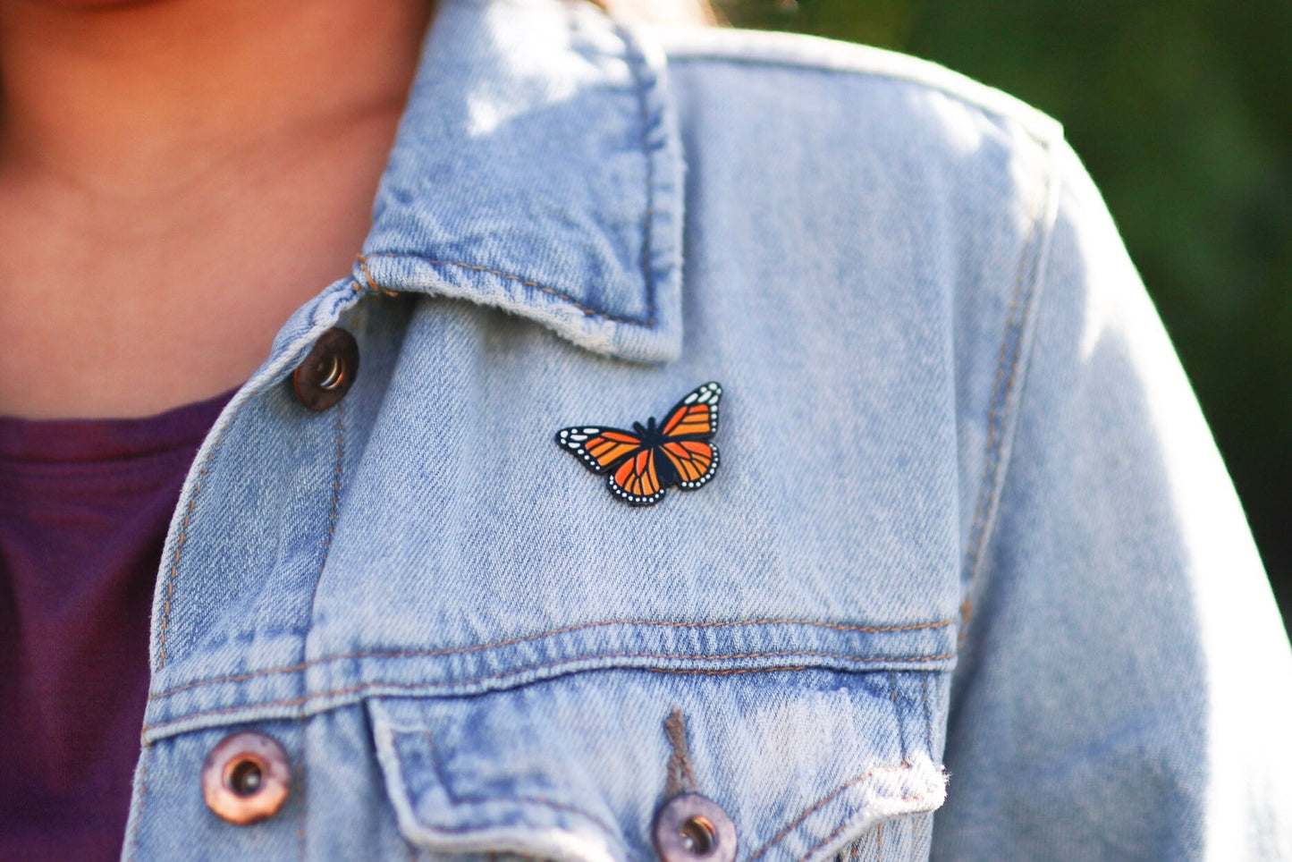 Monarch Butterfly Enamel Pin
