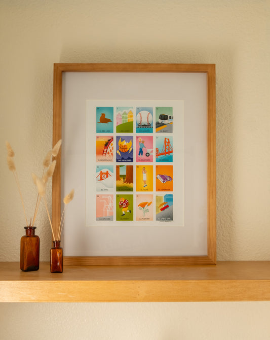 Bay Area Lotería 11 x 14in" Print