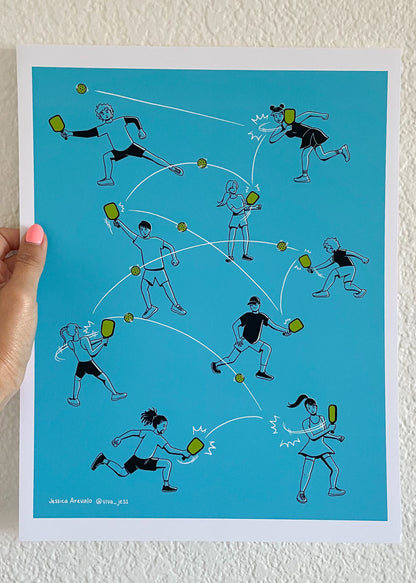 Pickleball Print